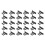 180Pc Solar Panel Frames Water Drained Clip Thickness 35mm PV Panels Auto Remove Stagnant Water Dust Outdoor Tool 2