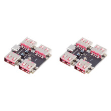 2X Module Hub USB 2.0 Vers 4 Canaux, Répartiteur USB 2.0, Carte D'Extension USB-HUB Type-C 40 Mo/S.