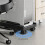 2X Adjustable Mobile CPU Stand, Ventilated Computer Tower Stand PC Tower Stand with 4 Caster Wheels, Under Desk Holder 5