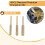 18PCS Diamond Chainsaw Sharpener Bits, Diamond Stone Chain Saw Chainsaw Sharpener for Polishing Chain Grinding Tool 3