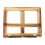 3X Foldable Recipe Book Stand,Wooden Frame Reading Bookshelf,Tablet Pc Support Stand 2