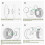 5X for  3D Printer High Temperature Material Rack Reusable Spool for ABS ASA PA6-GF ABS-GF Filament 7