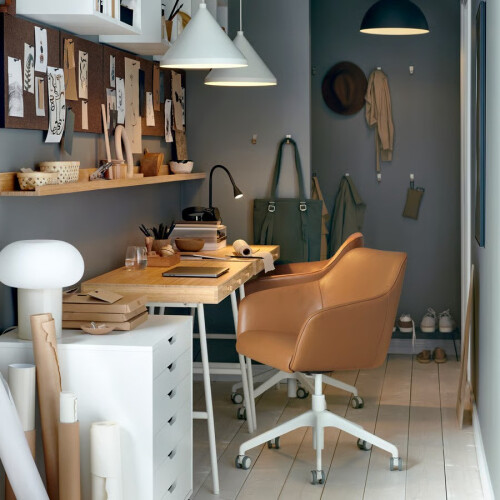 IKEA TOSSBERG/LÅNGFJÄLL Office Chair 68x68x91 2