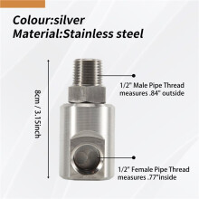 Super Swivel 1/2 Inch Heavy-Duty Slanghaspelwartel - Slanghaspelcomponentfittingen voor Meerdere Toepassingen
