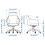 IKEA TOSSBERG/LÅNGFJÄLL Office Chair 68x68x91 6