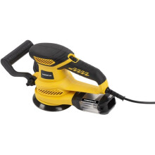 Eksentrihionta - POWERPLUS - 450W - Ø 125 mm - Pölykeräysastia - Itsekiinnittyvä järjestelmä