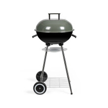 Holzkohlegrill - DOC172K - Stahl - Rund - Ø41xH69,5cm - 2 gezahnte Routen - LIVOO