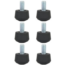 6X Universal Anti-Slip 3/8 Inch Screw Tripod Monopod Rubber Foot Pad Feet Spike