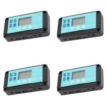 4X MPPT Solar Charge Controller Meervoudige Bescherming Solar Solar QC3.0 Controller met LCD-Scherm (10A)