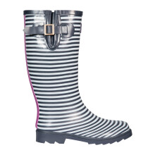 (5 UK, Navy Stripe) Trespass Womens/Ladies Samira Wellington Boots