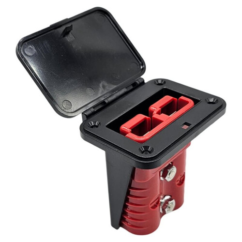 4PCS Plug Mounting Panel with Dust Cover, Panel Base with Dust Cover,Compatible with for Anderson SB175 Series 50A 2