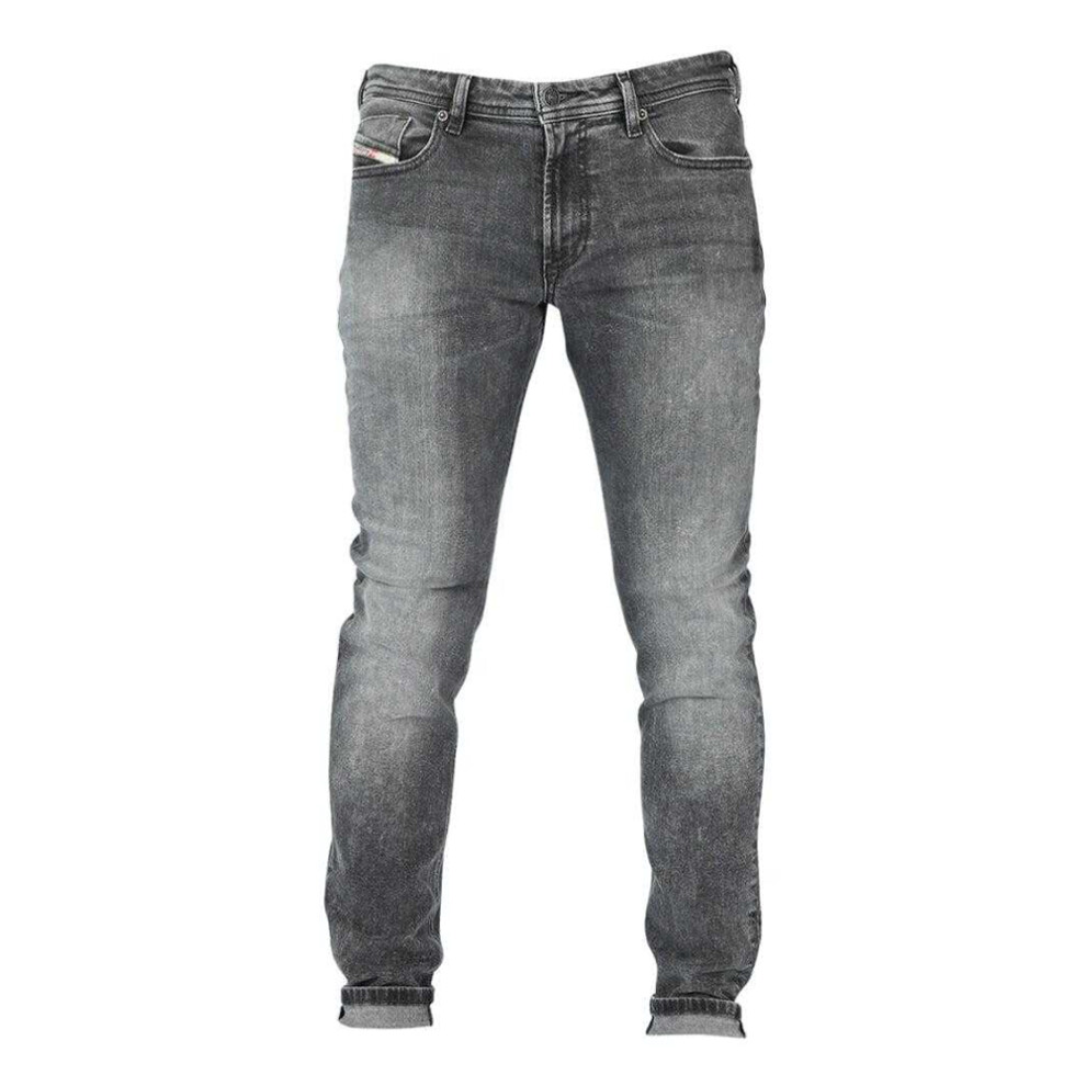 Diesel (28S, Grey) Mens 1979 Sleeker Faded Jeans