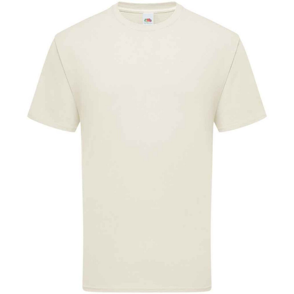 Fruit Of The Loom (S, Natural) Mens Ringspun Premium T-Shirt