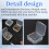24 Pcs Small Bead Organizer Bead Case Storage Organizer Diamond Art Containers Accessory Storage with 2 Pcs Hinged Lid 6
