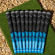 (Blue, Medium size) 10-piece Set Of All-weather Golf Grips With Superior Control And Non-slip Feel, Fits Men's Standard/Medium/Extra Large