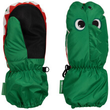 (5/7, Clover) Trespass Boys Dinosaur Snow Mittens - Playful