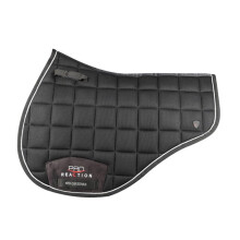 (Pony/Cob, Black) HySPEED Pro Reaction Mesh 3D Horse Saddlepad