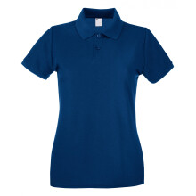 (Small, Navy Blue) Fruit of the Loom Womens/Ladies Lady Fit Short-Sleeved Polo Shirt