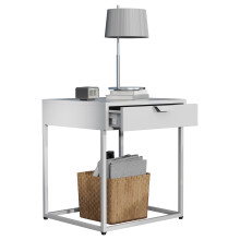 Metal bedside table side table Flokas S