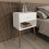 (Matt, Modern/Contemporary) Wooden side table bedside table Singol XL 3