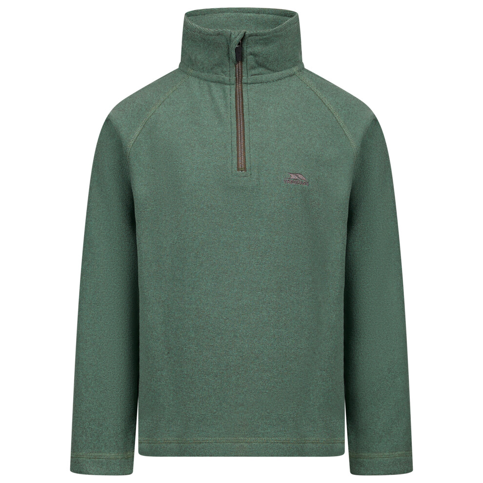 Trespass (3/4, Green Smoke / Alpine) Boys Fleece Top - Keynote - Image 3