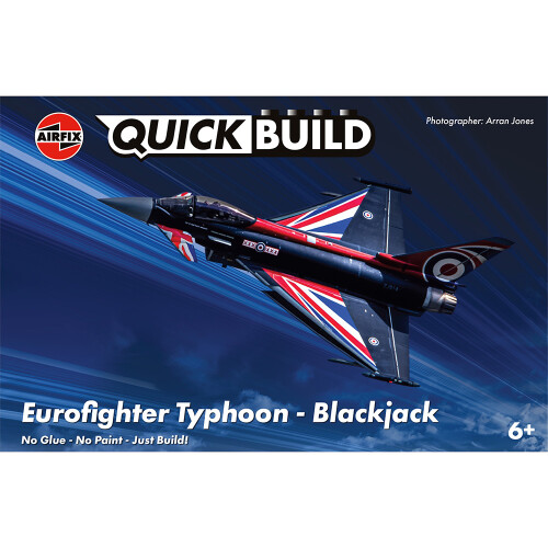 Airfix Airfix J6059 QUICKBUILD Eurofighter Typhoon - Blackjack Model Kit Age 6+