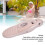 Inflatable Pillow Belly Hole Comfortable Safe PVC Inflatable Sleeping Support 3