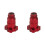 2X PaintGun Cup Adapter for GFG TTS TT, External Adapter Thread Size 16mm Pitch 1.5mm 1