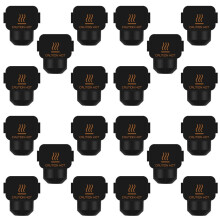 Hotend Siliconen Sokken, 300 Hoge Temperatuur Verwarmingsblok Siliconen Hoes voor Bambu-Lab A1/A1 , 20PCS