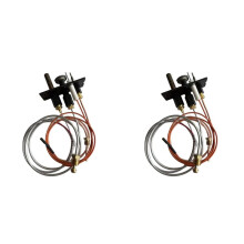 2X 10002265 Ensemble de Veilleuse de Remplacement à 3 Voies au Propane (GPL) pour Poêles Majestic Temco et Vermont Castings