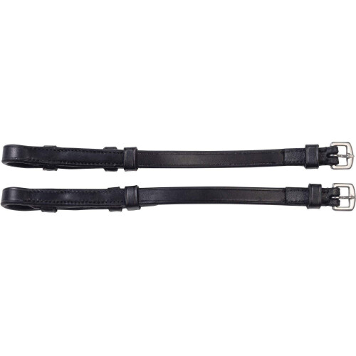 (Full, Black) Collegiate Leather Cheek Pieces IV