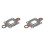 2X Joint Sec de Coude D'Échappement 27-864850A02 pour  27864850A02 1