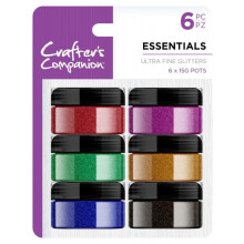 Crafters Companion Ultra Fine Glitters - 6 Pack