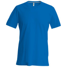 (S, Royal Blue) Kariban Mens Slim Fit Short Sleeve Crew Neck T-Shirt