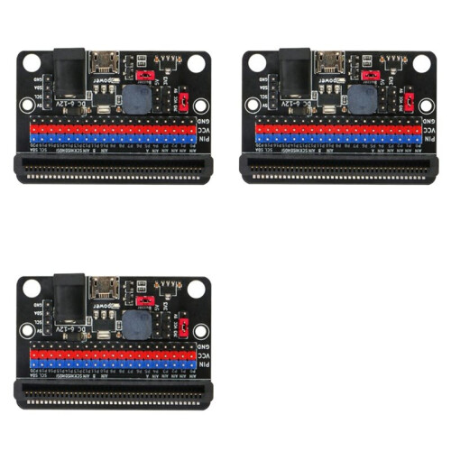Carte D'Extension 3 Pièces pour Extension Microbit GPIO Python IO : Bit 5 V avec Buzzer Passif Intégré