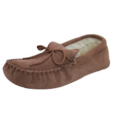 (12 UK-13 UK, Camel) Eastern Counties Leather Unisex Wool-blend Soft Sole Moccasins