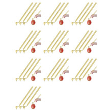 Ensemble de 30 Stylos à Dessin à Cire Chaude Pysanka pour les Arts Décoratifs pour les Œufs de Pâques Fournitures Pysanky