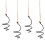30X Air Pineapple Hook Hanging Flower Stand Pots Display Hanger Holder Iron 4
