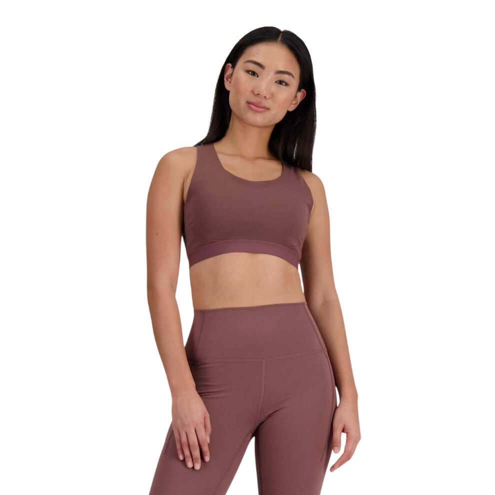 New Balance (12 Uk - 14 Uk, Purple) Womens/Ladies Medium Impact Sports Bra
