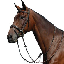 (Warmblood, Brown) Collegiate Syntovia+ Plain Flat Running Martingale