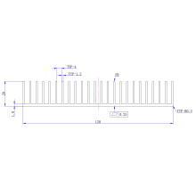 120Mm Panel Grzewczy Radiator Aluminiowy Radiator CPU Wzmacniacz Mocy Radiator B