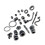 Complete Rubber AV Kit Full Rubber Kit AV Buffer Intake Impulse Fuel  for  MS660 066 Chainsaw 6
