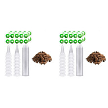 40X Kit D'Accessoires de Jardin Hydroponique, Panier de Culture, Housse Isolante Transparente, Éponge de Culture de Plantes, Étiquette