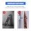 Skateboard Hanger 2PCS Wall Mount Deck Rack for Skateboards Deck Display and Storage 3