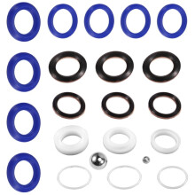 2X 248213 Airless-Farbspritzpumpen-Reparaturpackungssatz, Dichtungsringsatz für 1095 1595 5900 Airless-Farbspritzgerät