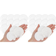 50 Stück Natürliche Jakobsmuscheln Vom Meer für Bastelarbeiten, Malerei, Ozean-Mottoparty, Hochzeit, Heimdekoration, 5,08-7,62 cm