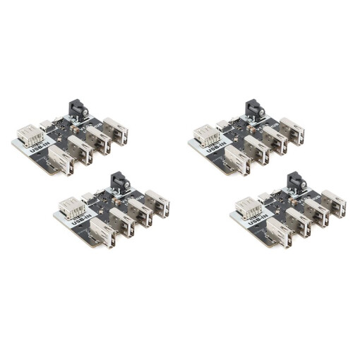 4 Connecteurs USB CH334, Module Hub 4 Interfaces USB 2.0, 40 Mo/S, 5 V, XL-USBHUB, Interface USB-A TYPE-C DC5.5x2.1