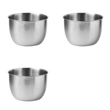 3X Küche Rostfreier Stahl 304 Rühren Schüssel Deep Design Kochen Backen Kuchen Brot Brot Küchen Mischer Schüssel, 3600ML