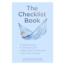 The Checklist Book Set Realistic Goals Celebrate Tiny Wins Reduce Stre
