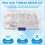 150Pcs Thread Repair Inserts M3 M4 M5 M6 M8 Stainless Steel Heli Coil Thread Repair Insert Wire Thread Insert Assortment 3